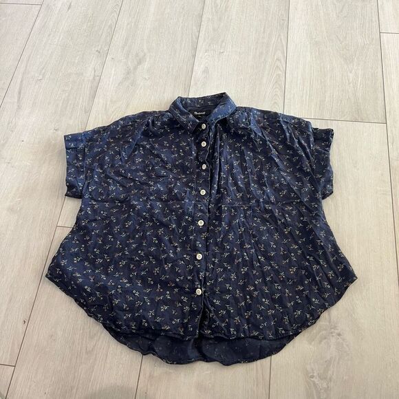 Madewell Hilltop Shirt in Adorable Ditsy size xS - Picture 1 of 8